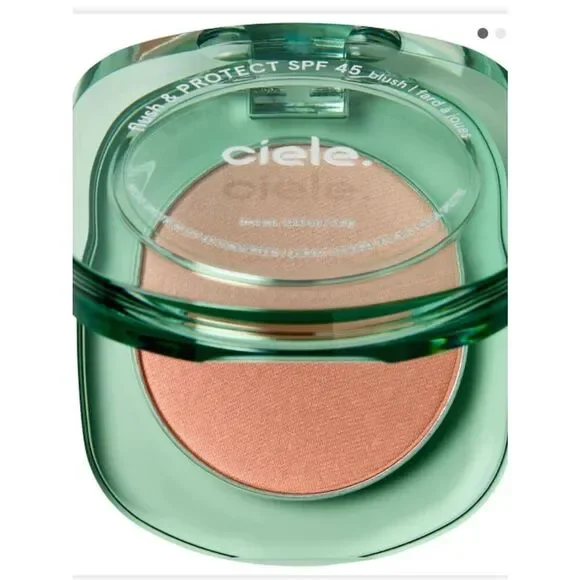 ciele flush & PROTECT SPF 45+ powder blush in Cozy