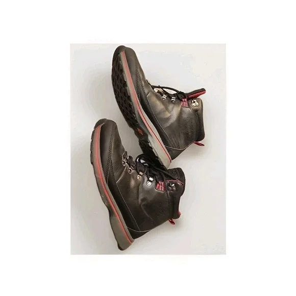 UGG MEN Black WATERPROOF LEATHER LACE UP Boots US 9‎ / EU 42  Thinsulate