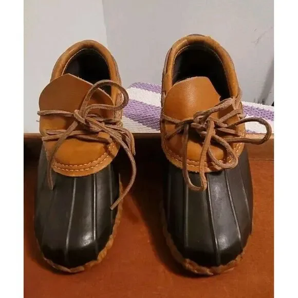 LL Bean  Size 6 Maine Hunting Shoe‎ Duck Boots Leather Made In USA