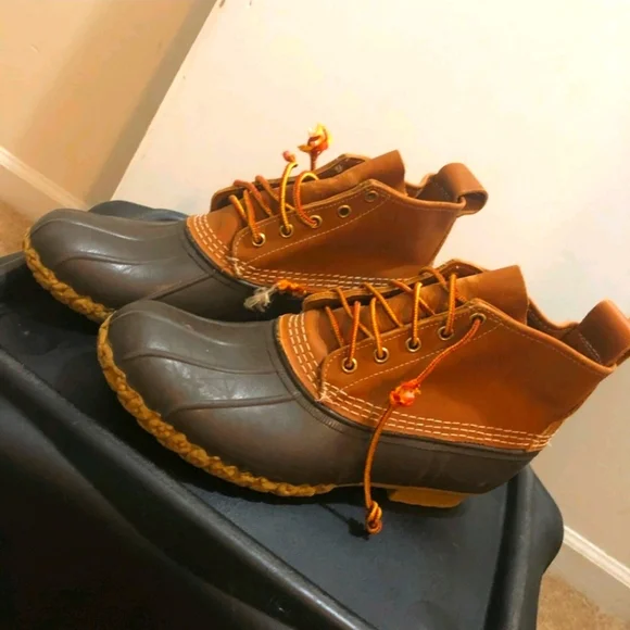 L.L. Bean Brown and Dark Brown Men’s Rain & Snow Boots