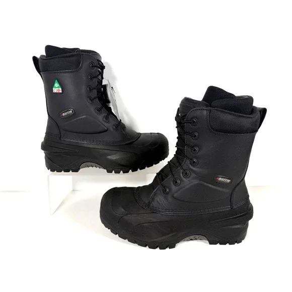 Baffin Workhorse STP Safety Winter Boots US 11 Black -60C Rated Canada Design
