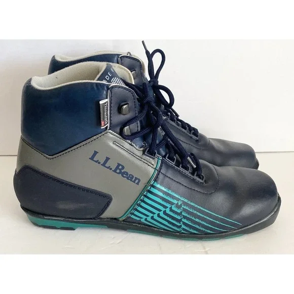 Vintage L.L. Bean Alpina XC Ski Boots 46‎ US 12 Nordic Cross Country Thinsulate