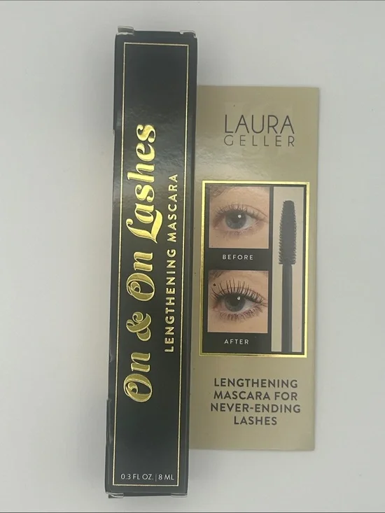 NEW Laura Geller On & On Lashes Black Mascara