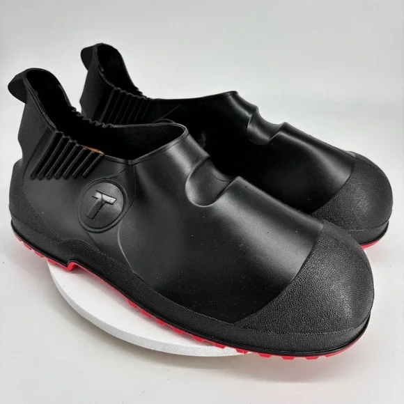 Tingley Workbrutes G2 Overshoes Mens Medium Black‎ Red Excellent Waterproof PVC