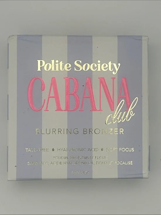NEW Polite Society Cabana Club Blurring Bronzer, French Riviera