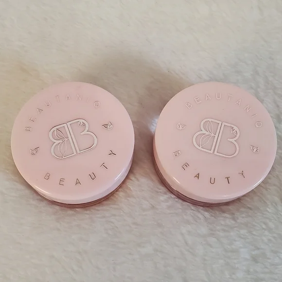 Beautaniq Beauty London Butter Lip & Cheek Balm 2 Pk Peach Blush & Mauve Lychee
