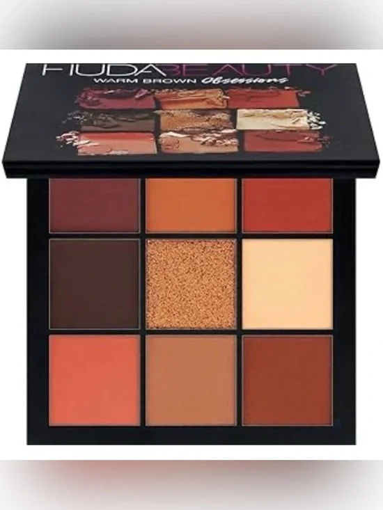 DISCONTINUED Huda Beauty Warm Brown Obsessions Eyeshadow Palette⁠