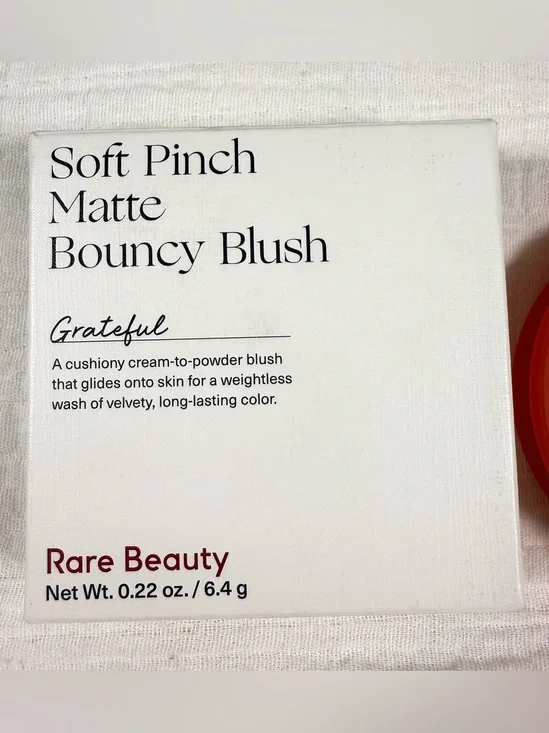Rare Beauty Soft Pinch Matte Bouncy Blush — Grateful Soft Red
