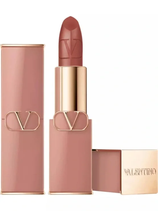 Valentino Nude Rose Lipstick — Soft Mauve-Pink Shade