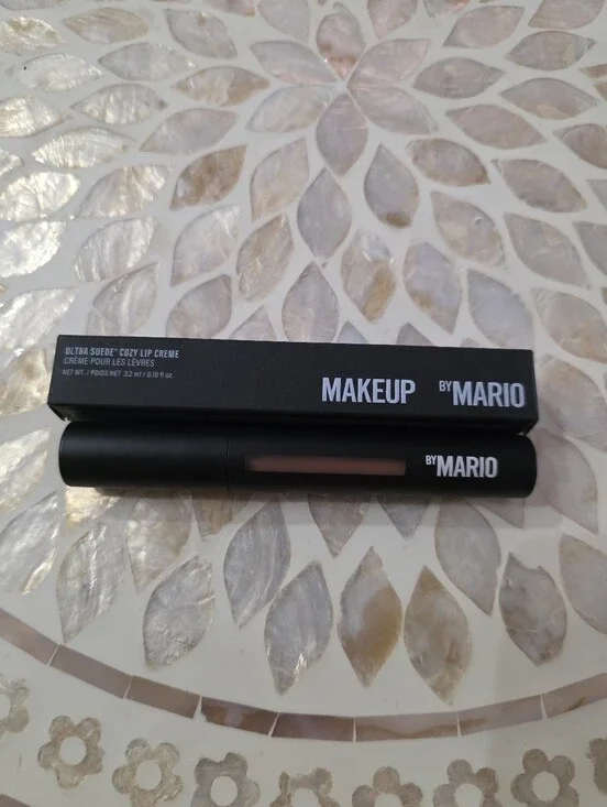 MAKEUP BY MARIO Ultra Suede Cozy Lip Creme in NAKED SPICE,3.2ML NEW WITH BOX