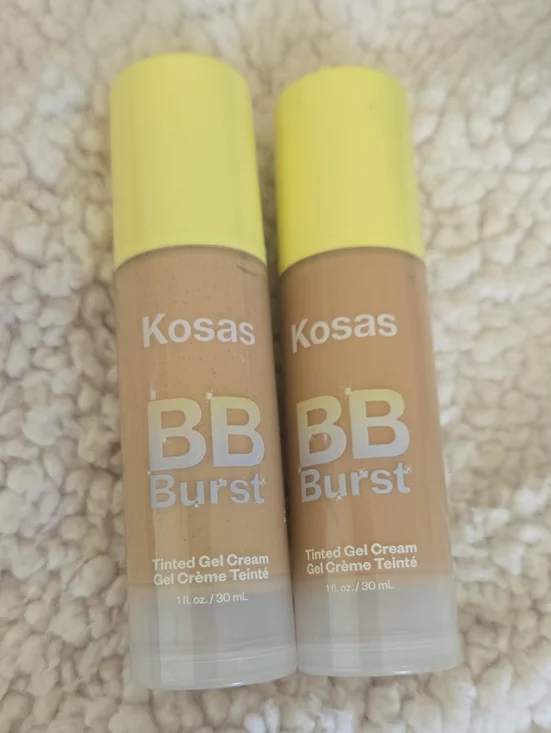 Kosas BB Burst Tinted Gel Cream Duo with Yellow Caps - Light & Medium