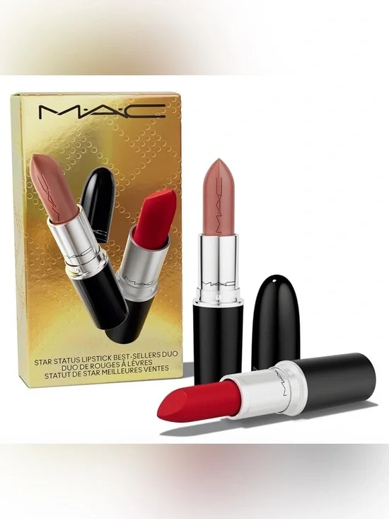 MAC Star Status Lipstick Best-Sellers Duo, 2 Full-Size Piece Set