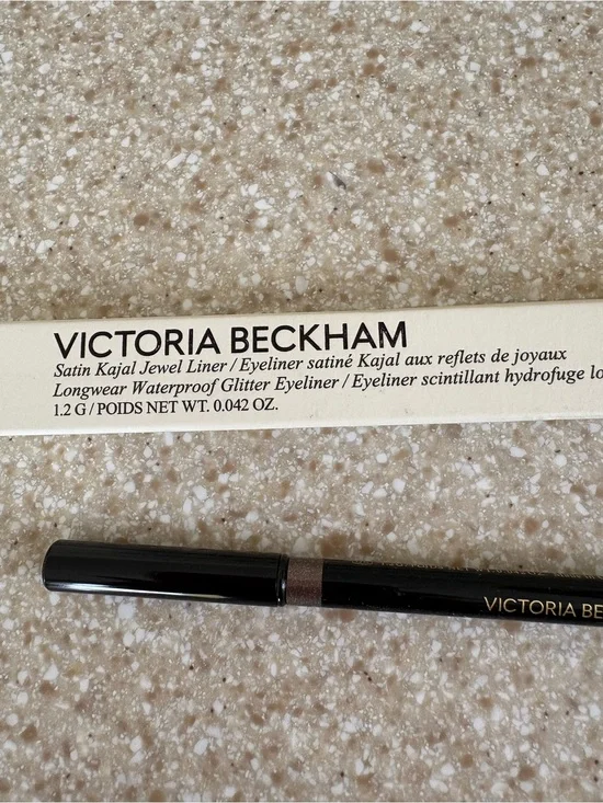 Victoria Beckham Satin Kajal Jewel Liner Longwear Waterproof Smoky Quartz