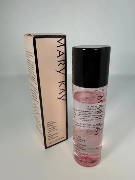 Mary Kay Pink & Black Makeup Remover Bottle