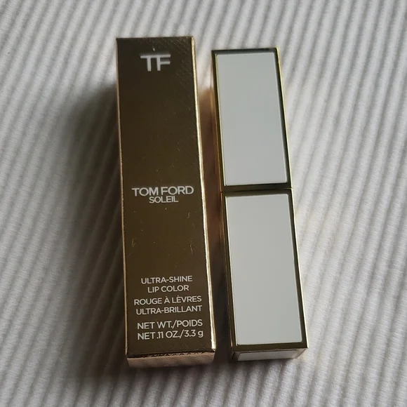 Tom Ford Soleil Gold and White Lipstick 41 Remote Isle New