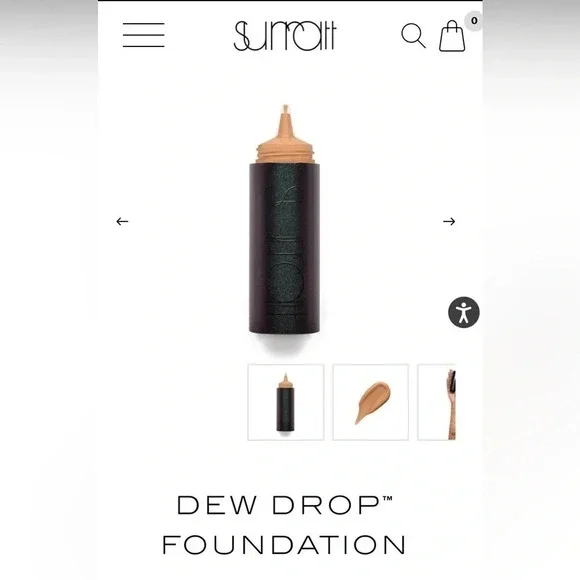 New in box Surratt Dew Drop Foundation 6.5 Medium/Beige .64 oz