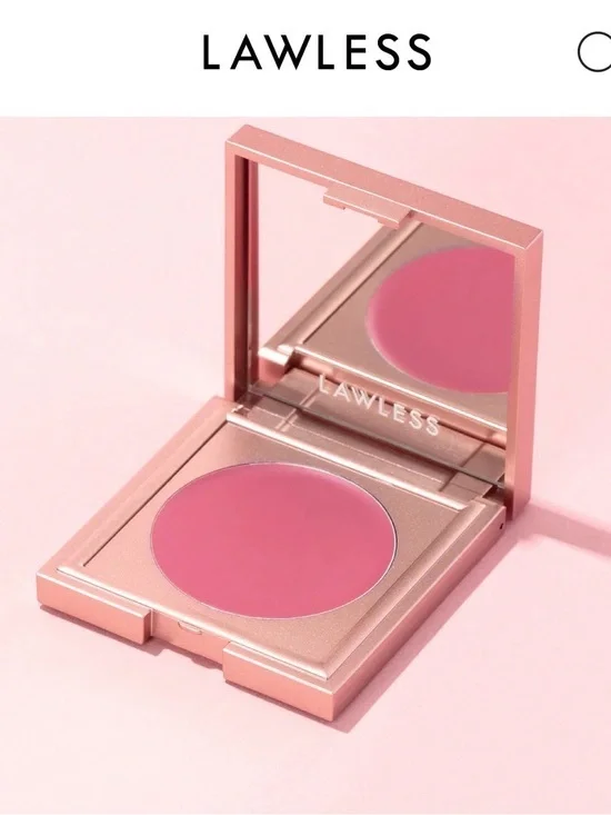 LAWLESS DUCHESS SOFT BLUR Cream Blush Compact — Rosy Pink