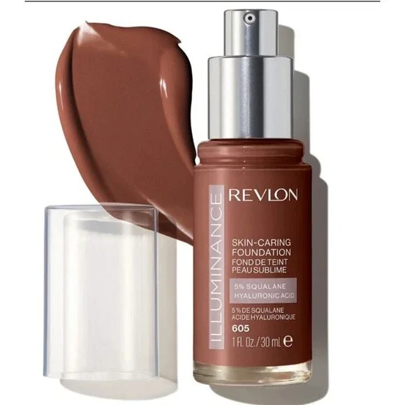Revlon Illuminance Skin-Caring Liquid Foundation 1 fl. oz. Rich Mahogany 2 Pack