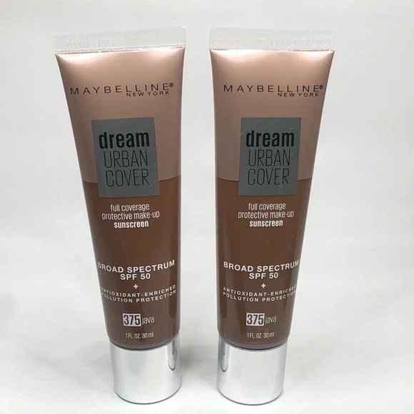 Set of 2 Maybelline Dream Urban Cover foundation