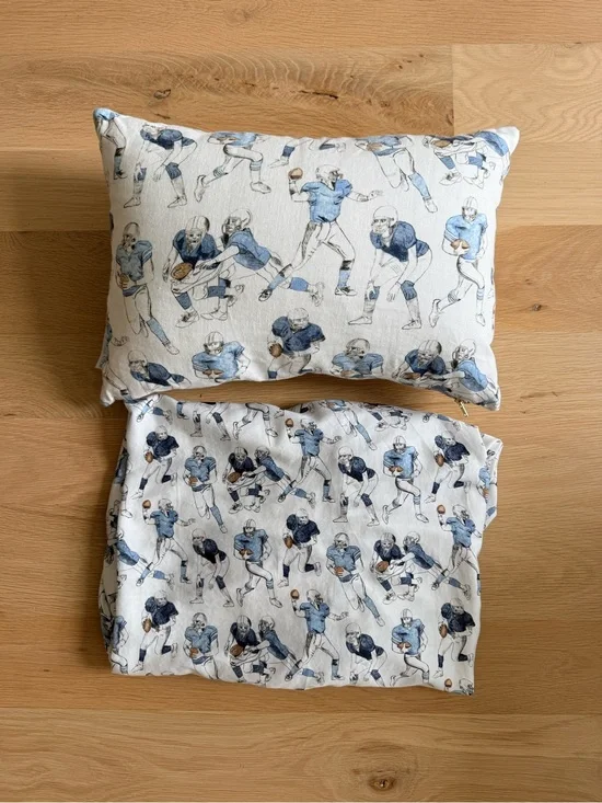 Caitlin Wilson Game Day Crib Sheet & Lumbar Pillow Cover