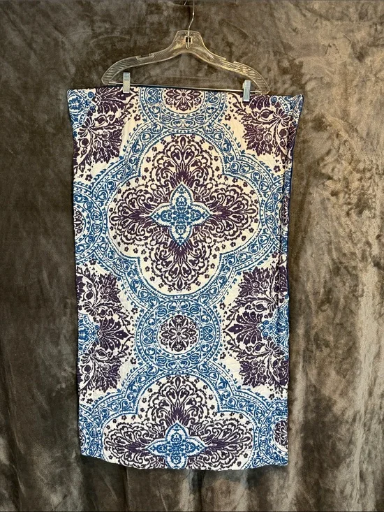Set of 2 Blue & Purple Pillow cases