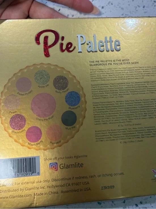 Pie Palette Eyeshadow Palette - Gold