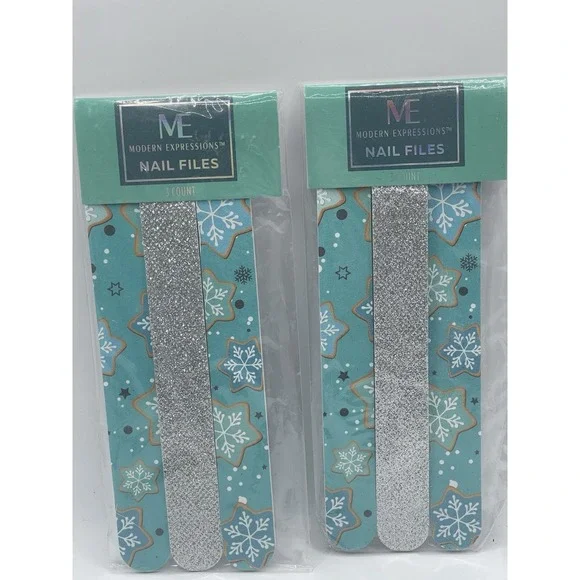 Modern Expressions Holiday‎ Nails Files , Set of 2