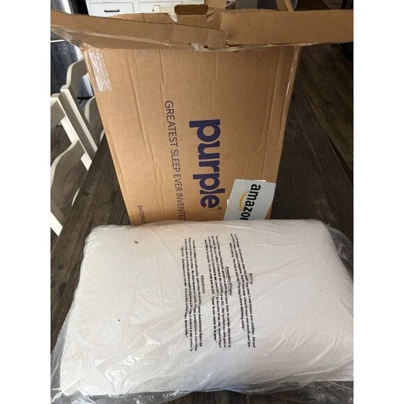 Purple Freeform Pillow - Standard Size, with GelFlex Grid Customizable
