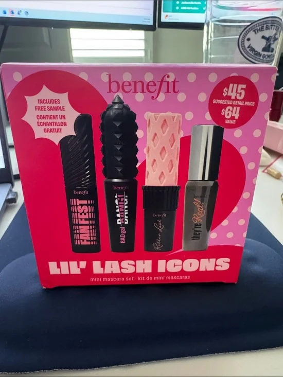 Benefit Lil Lash Icons Travel Mascara set New
