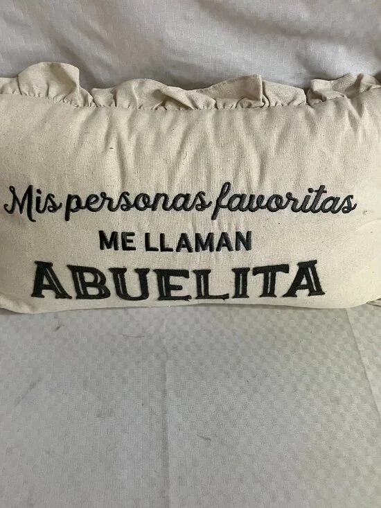 Shabby Chic Decorative Pillow 18x12