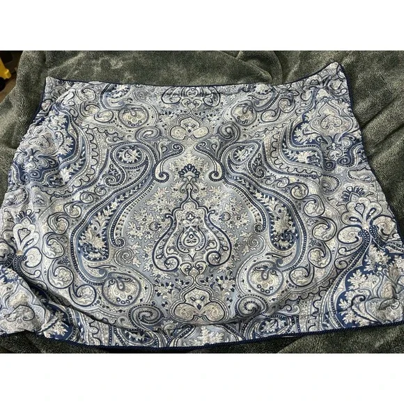 Chaps blue‎ medallion Standard Sham Brentwood