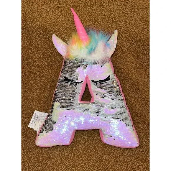 Justice Girls Unicorn Initial 