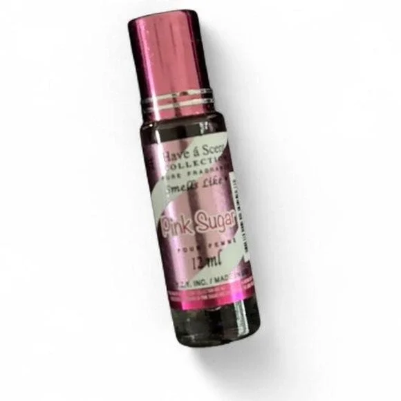 Pink sugar roll‎ on