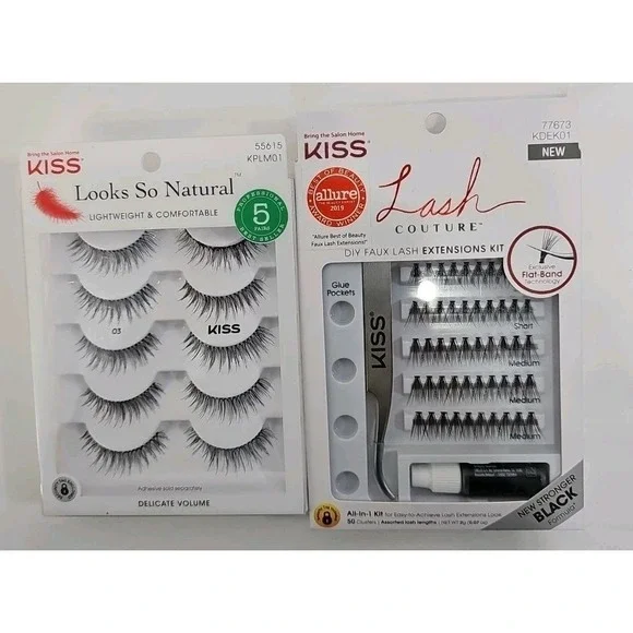 Kiss‎ Press On False Eyelashes Bundle