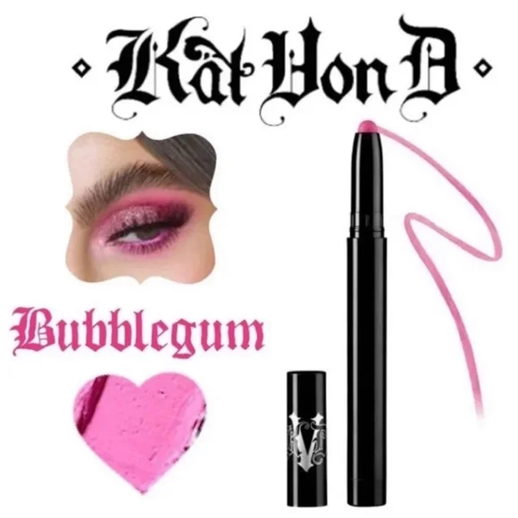 BUBBLEGUM Kat Von D DISCONTINUED Crayon NWOBOX