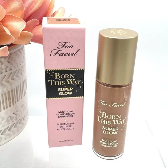 Too Faced Born This Way‎ Super Glow Complexion Enhancer Golden Mocha 1oz NIB