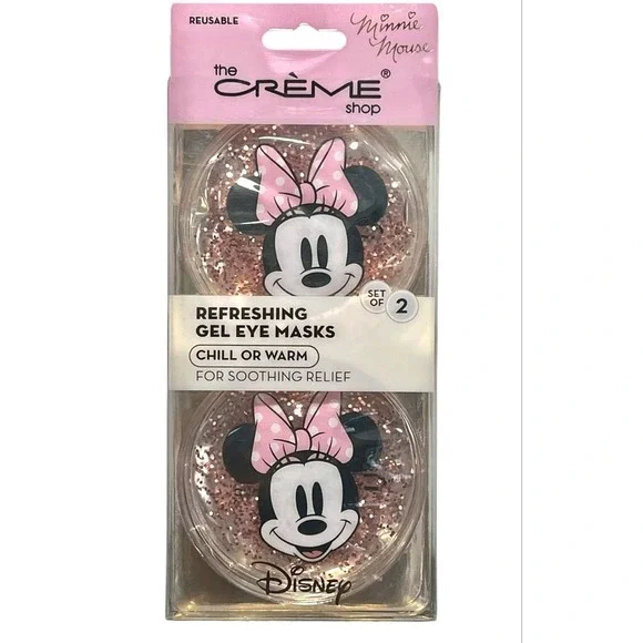 The‎ Creme Shop Minnie Mouse Refreshing Gel Eye Masks Reusable Chill or Warm