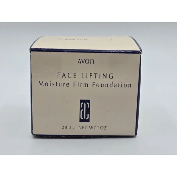 Avon 1996 Face‎ Lifting Moisture Firm 1 oz New Blush Beige NOS NIB