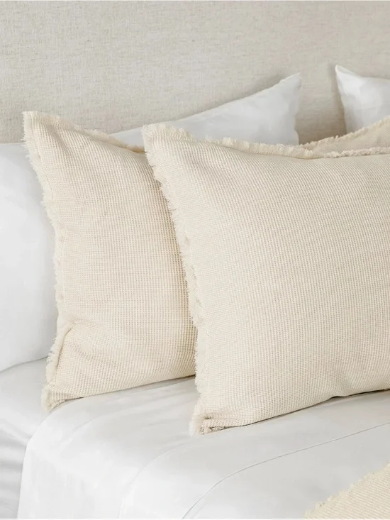 McGee & Co Helene Waffle Shams - King (Set of 2)