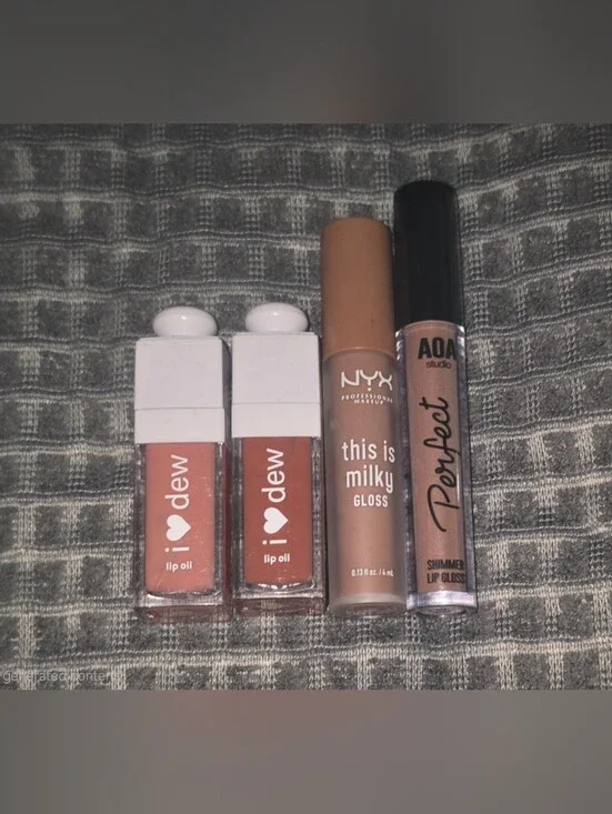 NYX This Is Milky Gloss + AOA Studio Lip Oils & Gloss In Nudes BNIB