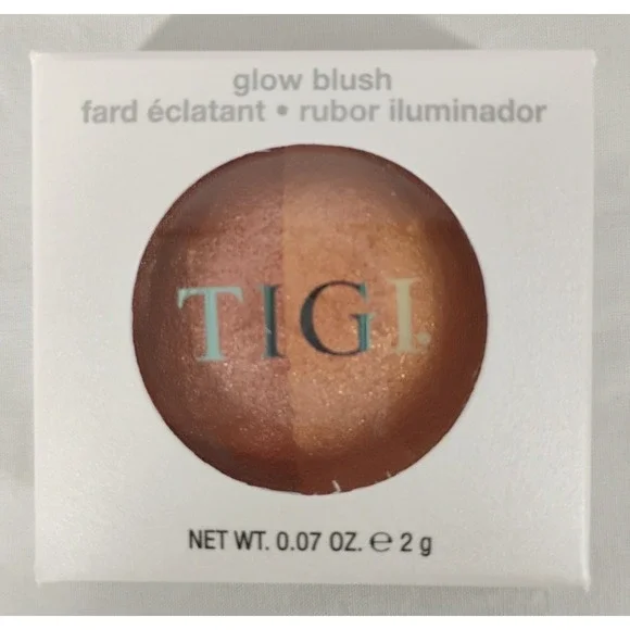 NEW TIGI Professional Cosmetics Lovely Duo Blush Natural‎ Glow Womens Makeup