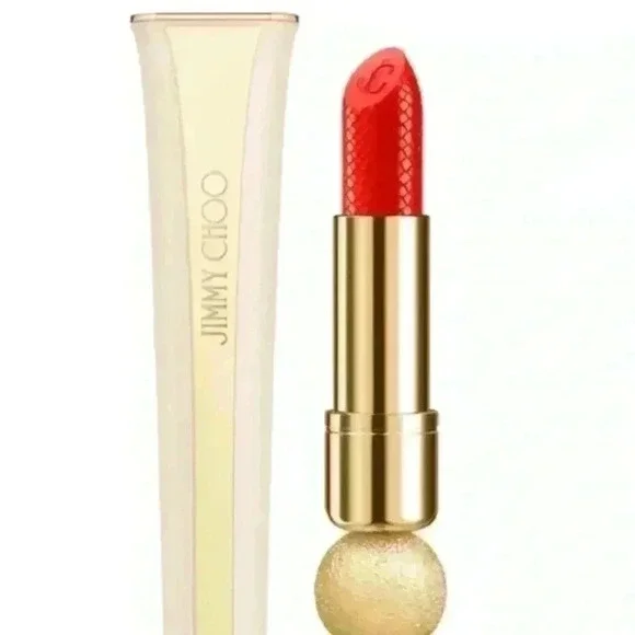 Jimmy Choo Seduction Collection Satin Lip Color~Coral Sunset (004)~NEW IN BOX!