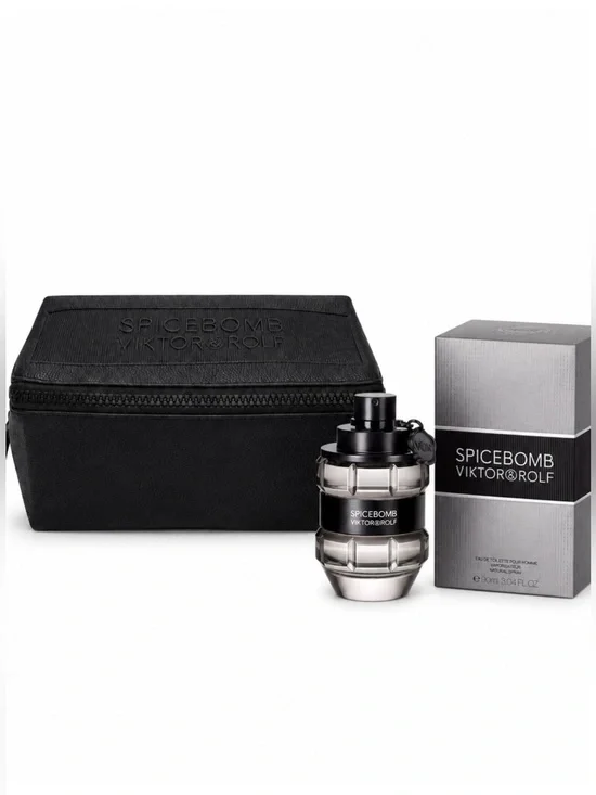 Viktor & Rolf Spicebomb 3.04oz Men's Bundle Empty