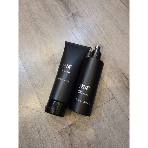 H14 Shave Gel‎ Prep Shave Cut Tonic Spray 8.5 oz Lot of 2 Barber Products