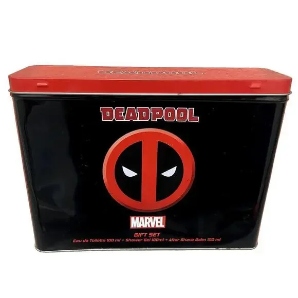 NWT Dpool By Marvel Set for Men Eau de Toillete+Shower Gel+After Shave