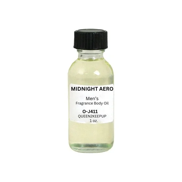 Midnight Aero Fresh Aromatic Citrus Men's Fragrance Oil 1 oz
