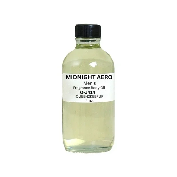 Midnight Aero Fresh Aromatic Citrus Men's Fragrance Oil 4 oz