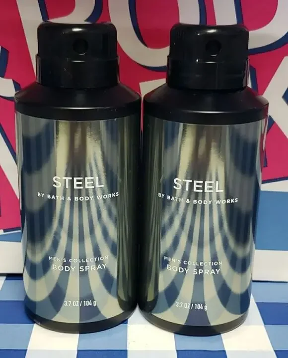 BBW Steel Mens Collection Body Sprays - Set of 2
