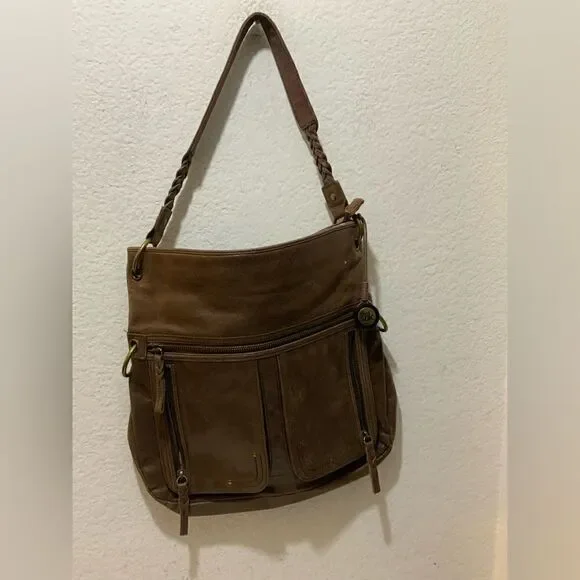 “The Sak” satchel/ crossbody brown adjustable strap
