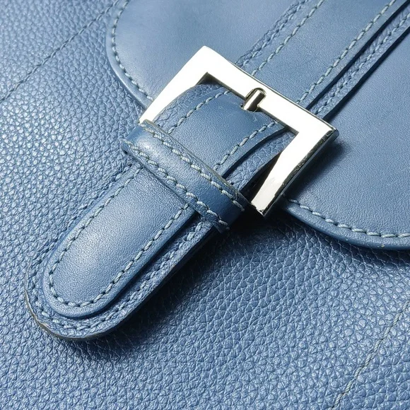 Longchamp RARE Cornwall Blue EXPANDABLE Satchel | Made in France